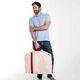Personalized Natural Garment Bag with Red Trim Image 2 of 3